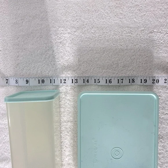 Tupperware Light Blue & Transparent Container Set 9pc - Picture 9 of 16